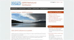 Desktop Screenshot of gdpm.com